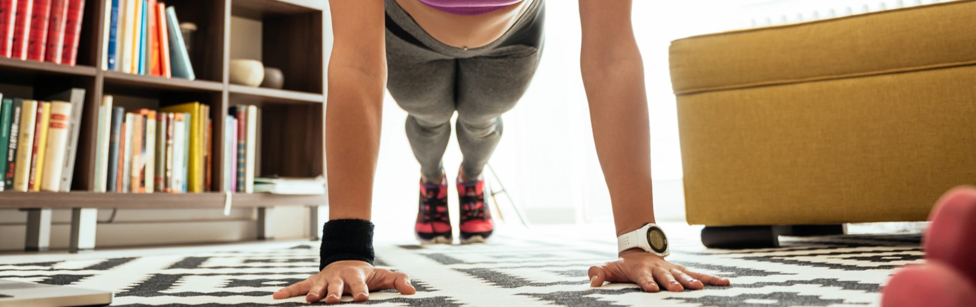 Premier Protein article header home workout