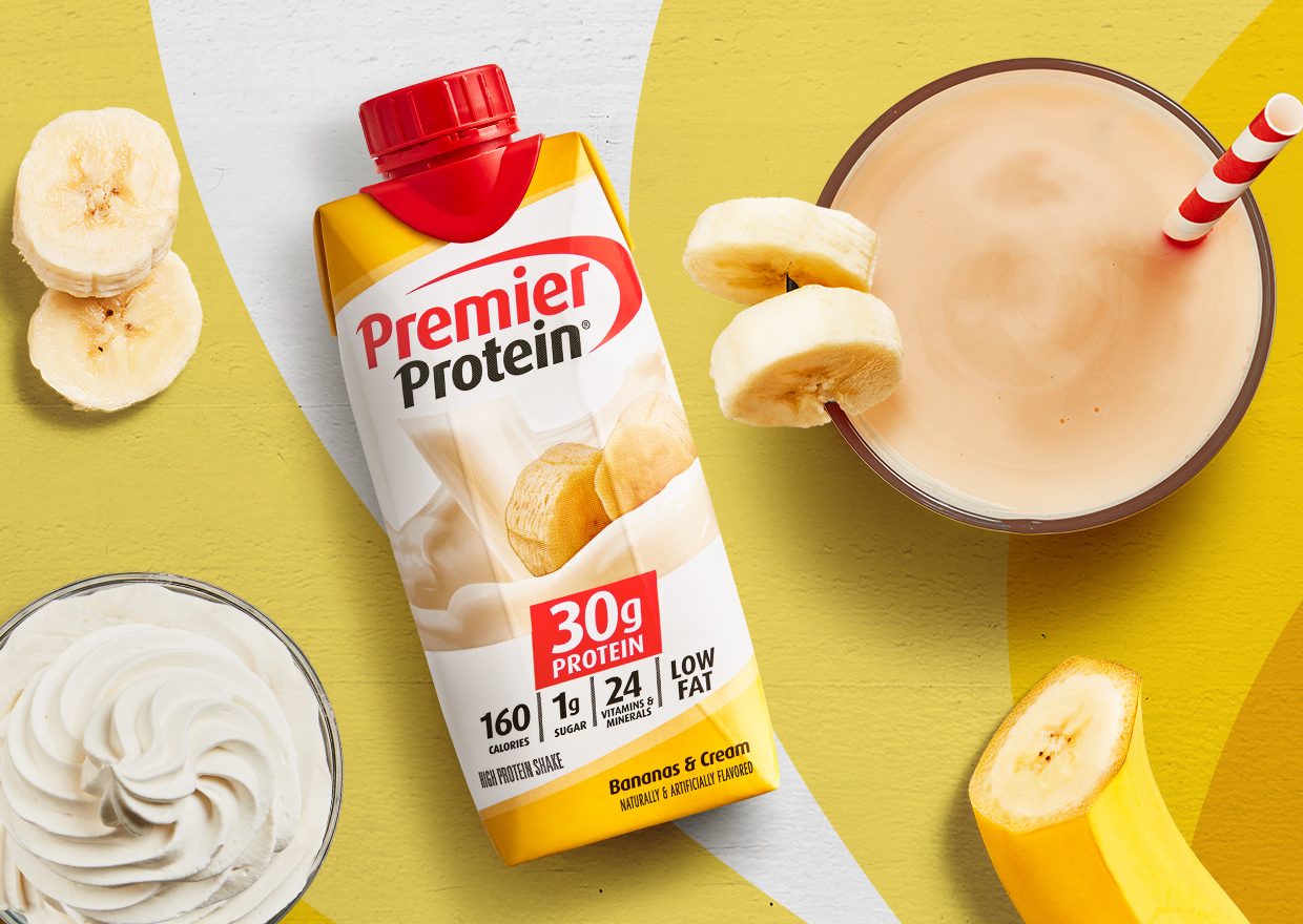 Premier Bananas & Cream Protein Shake