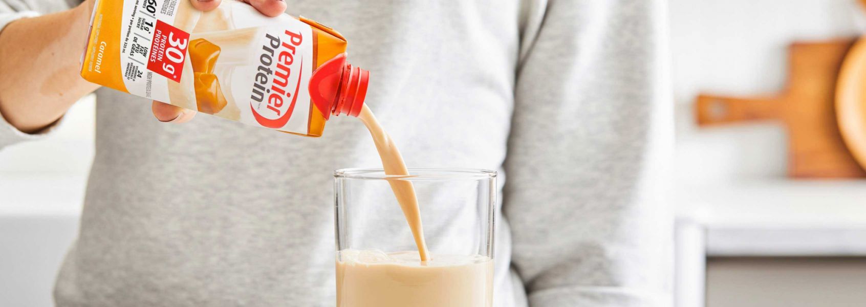 A photo of Premier Protein Caramel Protein Shake