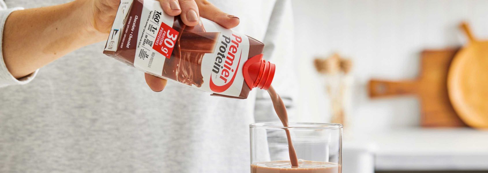 A photo of Premier Protein Chocolate Protein Shake