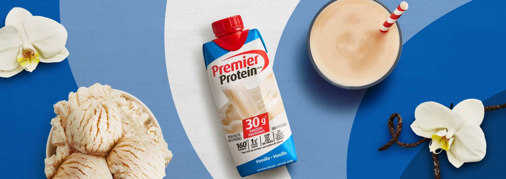 A photo of Premier Protein Vanilla Protein Shake