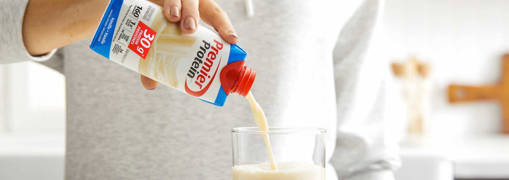 A photo of Premier Protein Vanilla Protein Shake