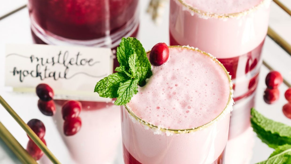 Premier Protein December Recipe Mistletoe Mocktail