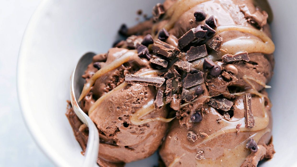 Recipe Chocolate Ice Cream With Caramel Sauce 1