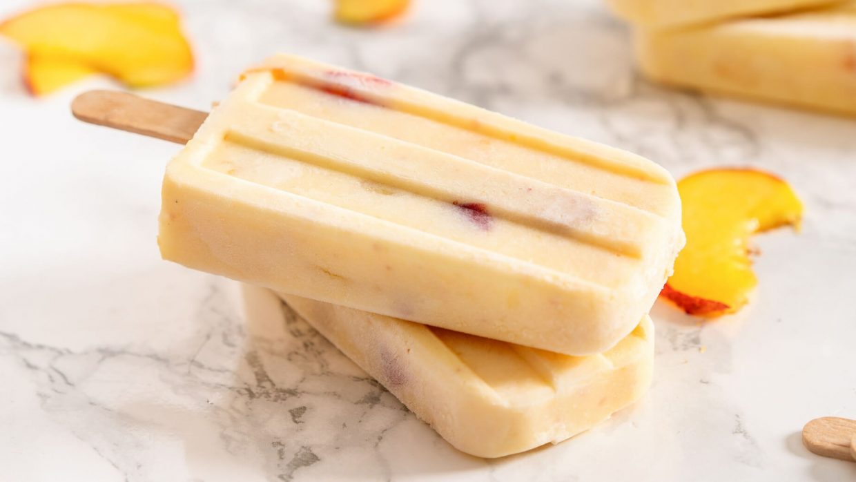 Recipe Peaches Cream Popsicles 2