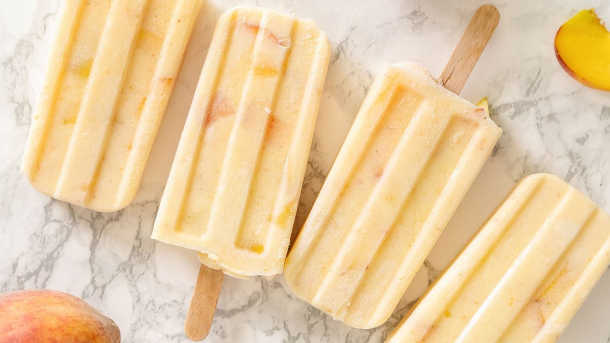 Recipe Peaches Cream Popsicles 4